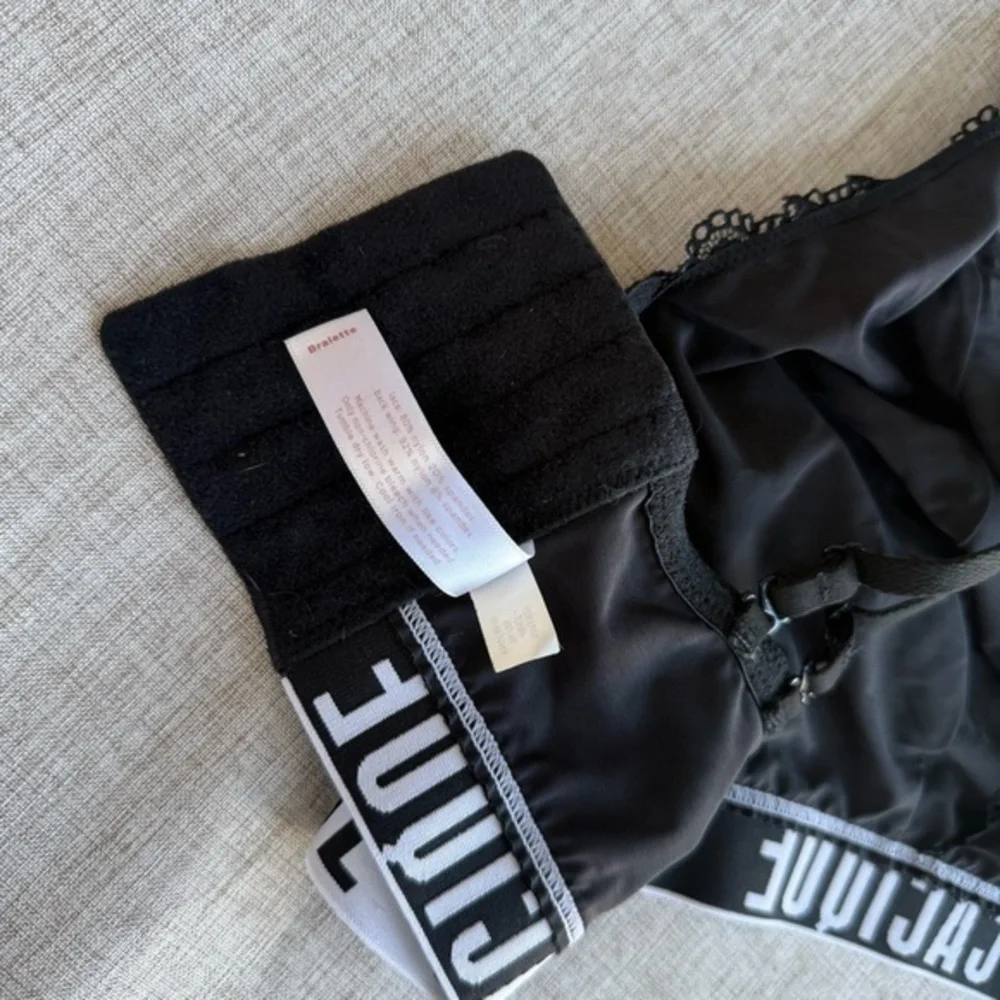 Cacique‎ Black strappy Lace Bralette wireless size 14/16